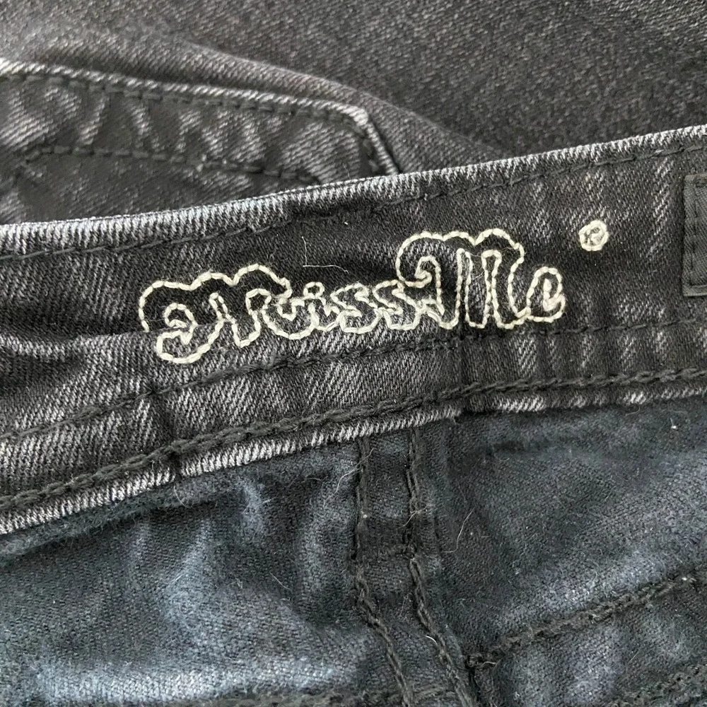 Miss Me‎ Signature Skinny Black Denim Jeans Embellished Womens 29